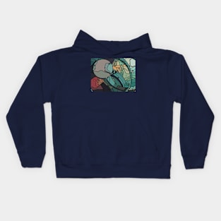 Orbital Pathways Kids Hoodie